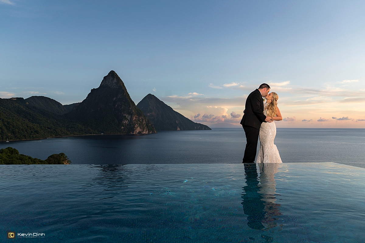Destination wedding at Caille Blanc Resort St. Lucia
