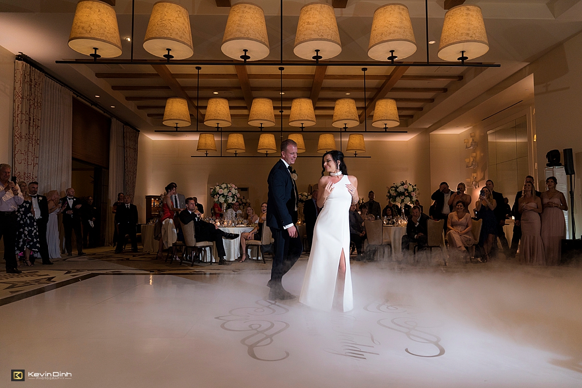Terranea Resort Palos Verdes wedding first dance