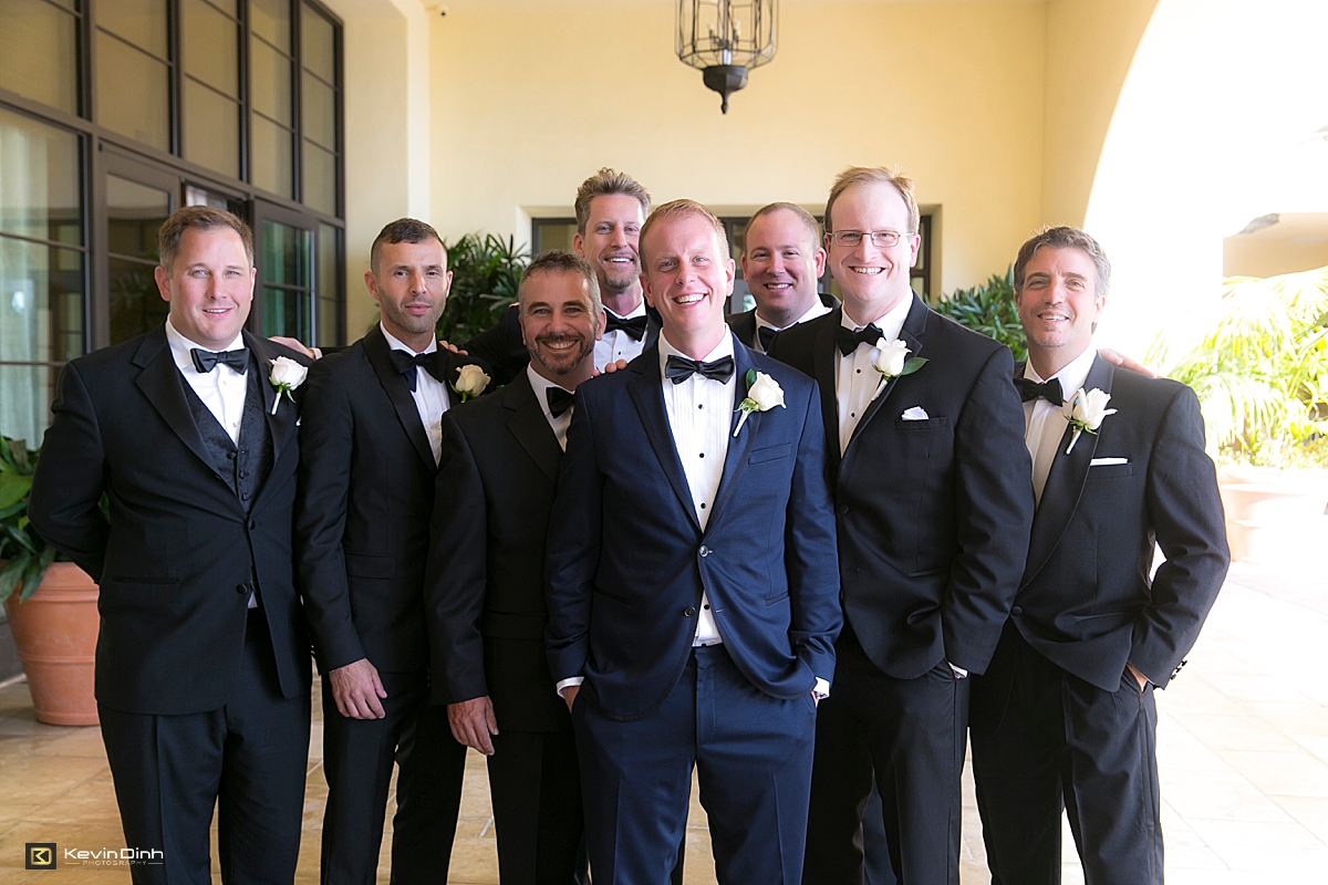 Terranea Resort Palos Verdes wedding groomsmen