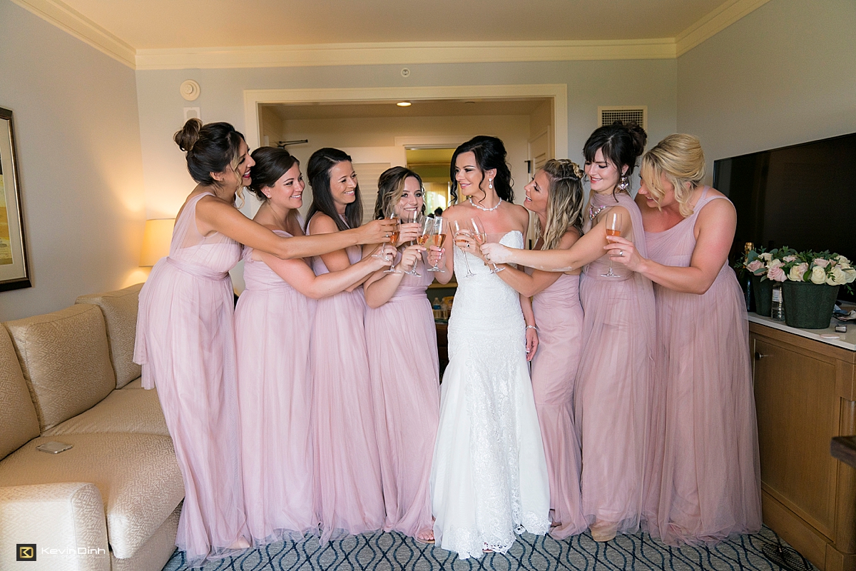 Terranea Resort Palos-Verdes wedding bridesmaids