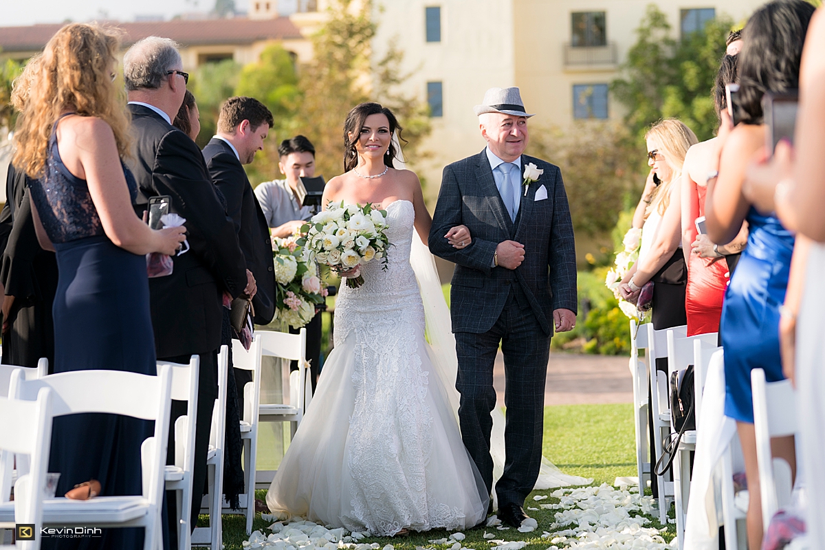 Terranea Resort Palos Verdes wedding ceremony