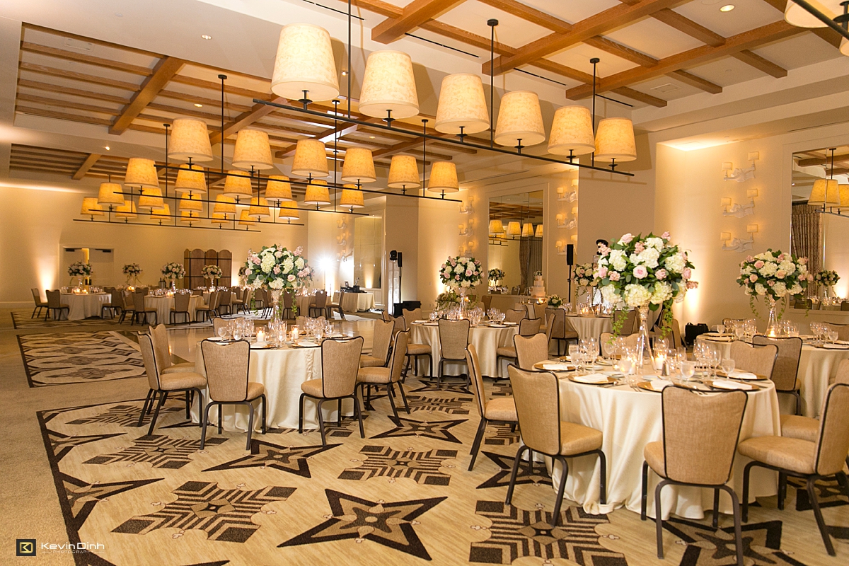 Terranea Resort Palos Verdes wedding reception details