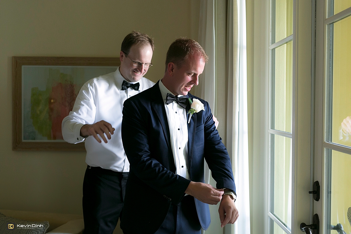 Terranea Resort Palos Verdes wedding groom
