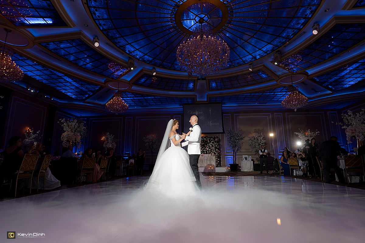 bride & groom first dance at Taglyan Complex