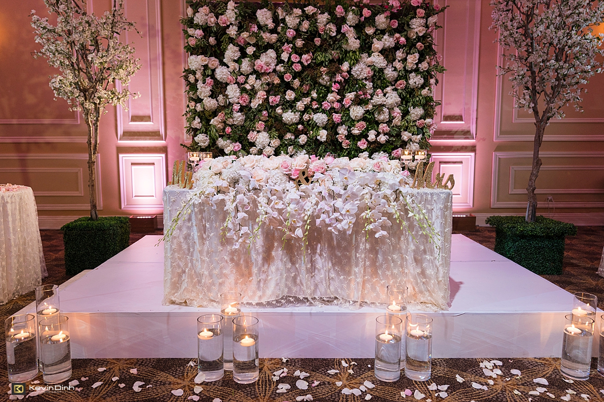 Taglyan Complex wedding reception cake