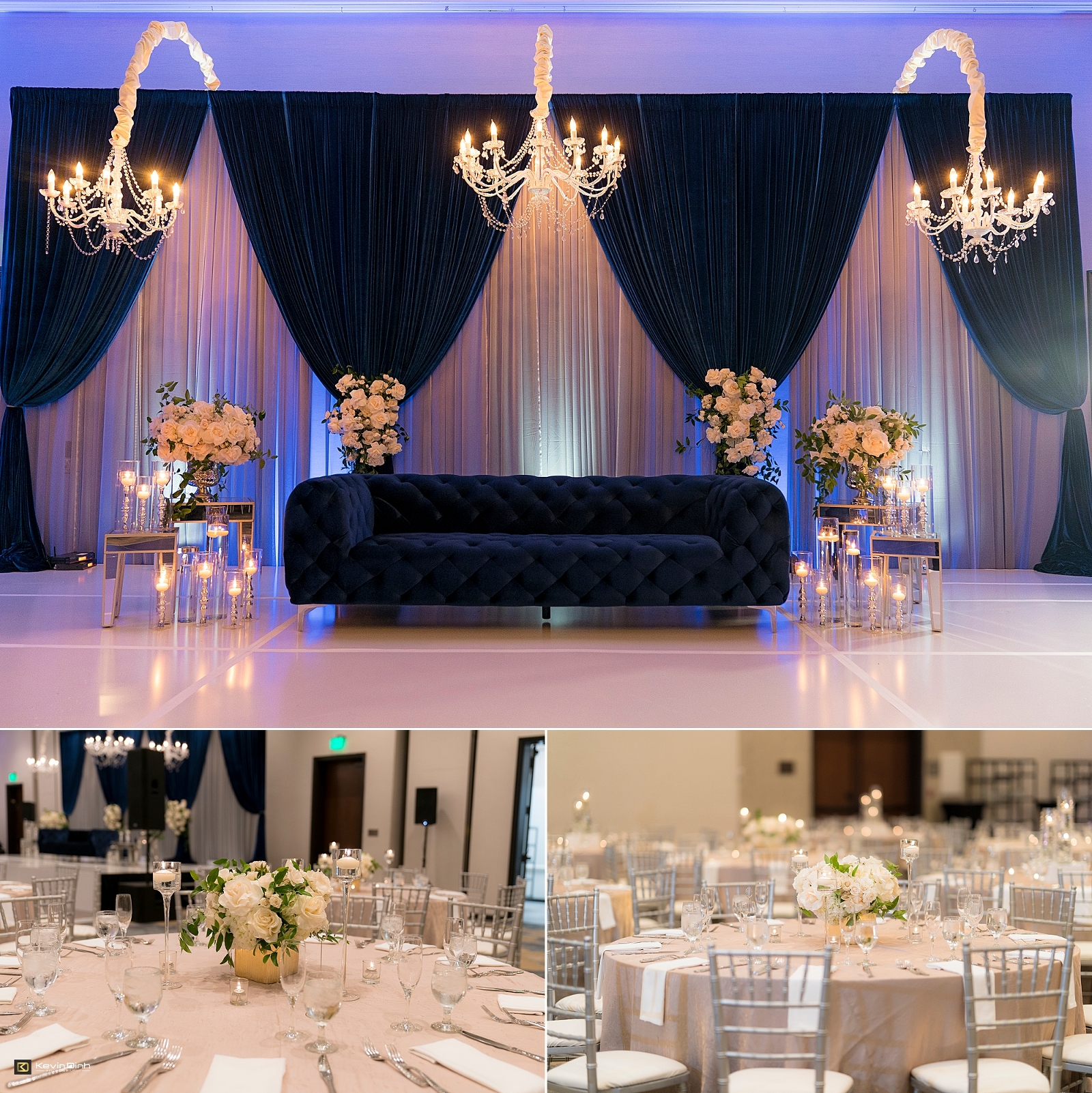 Indian wedding reception at Hilton Santa Barbara